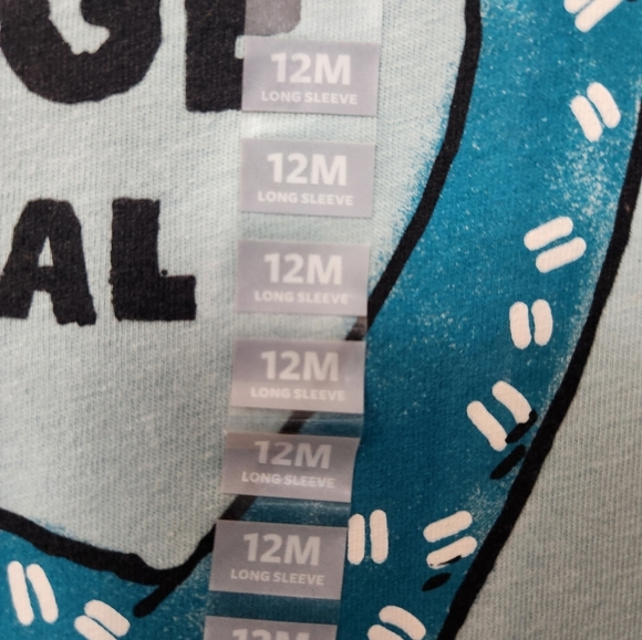 Carter's size 12-month long sleeve dinosaur shirt - Picture 3 of 4